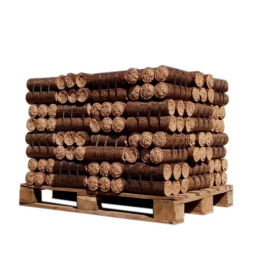 Lisované dřevo pro noční topení – půlpaleta 480 kg